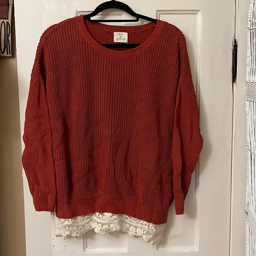 Rust Sweater from Urban Outfitters Pins and Needles